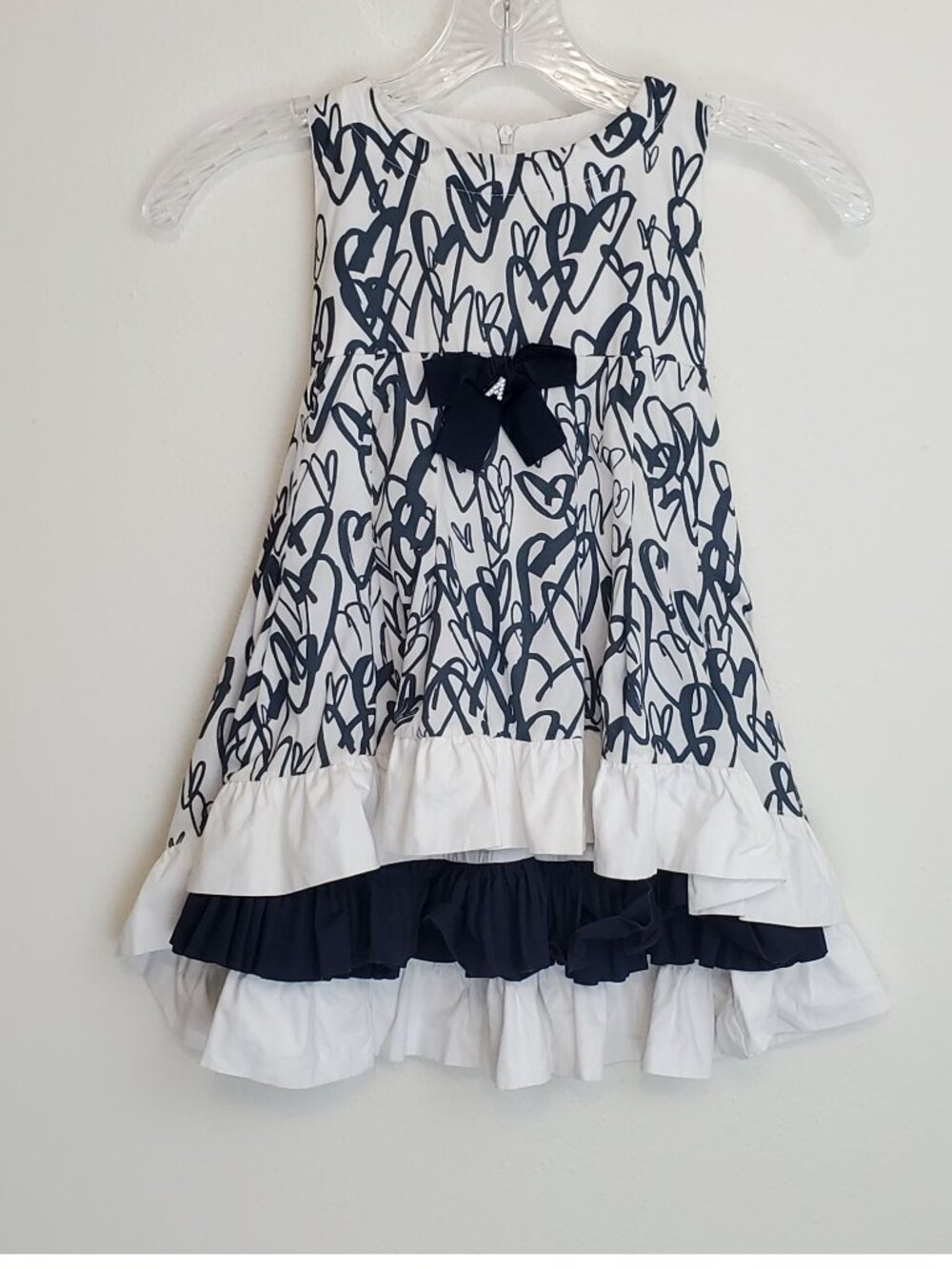 Alice Pi tiered ruffled girls high low spring dress